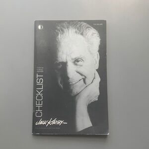 (C35) JACK KIRBY CHECKLIST 1998 FINAL EDITION AUTHORIZED EDITION COMICS MAGAZINE